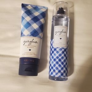 Bath and Body Works lotion and body spray